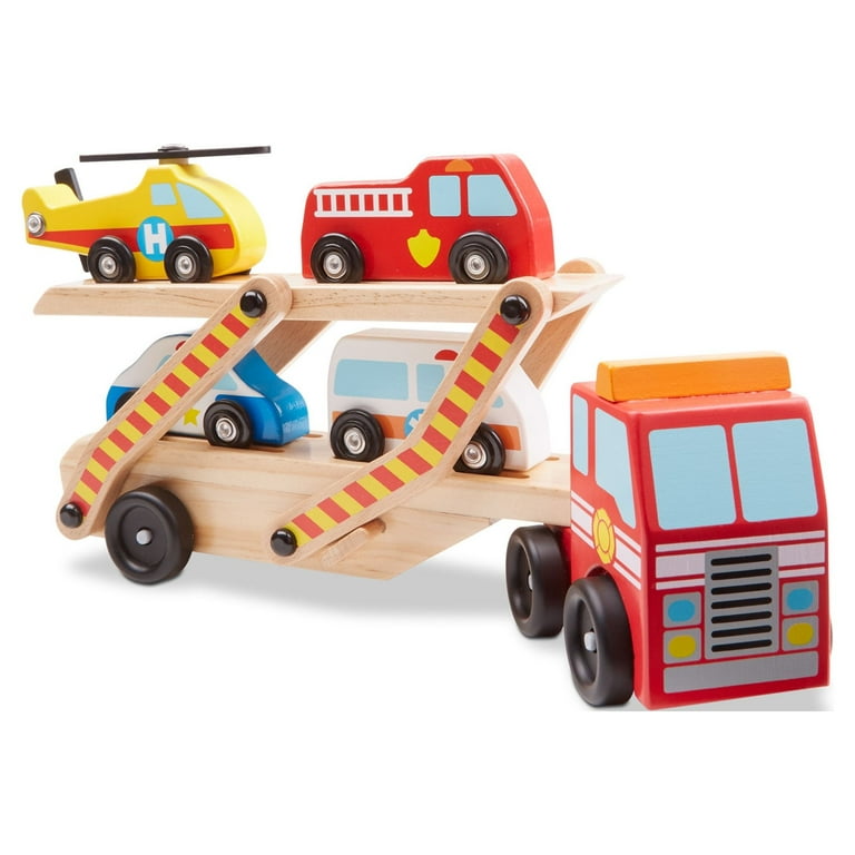 New Melissa & Doug Emergency Vehicle Carrier