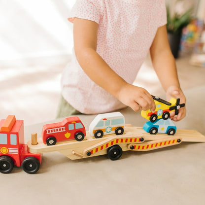 New Melissa & Doug Emergency Vehicle Carrier