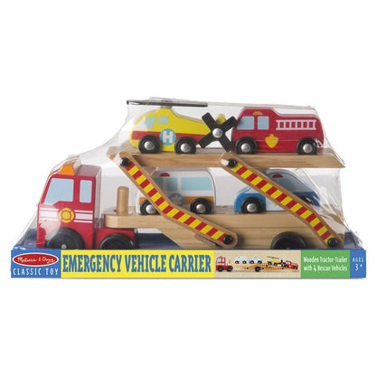New Melissa & Doug Emergency Vehicle Carrier