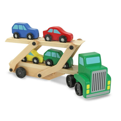 New Melissa & Doug Car Transporter (Green)
