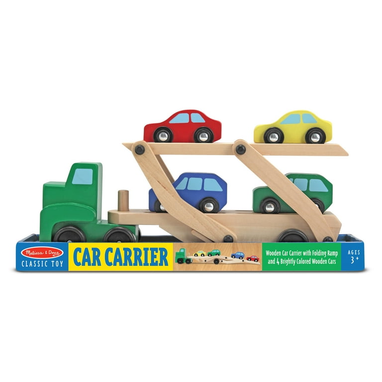 New Melissa & Doug Car Transporter (Green)