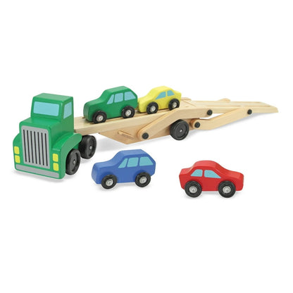 New Melissa & Doug Car Transporter (Green)
