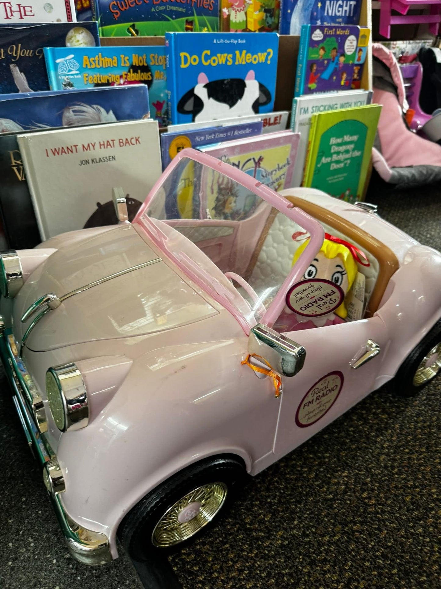 New  Doll Our Generation Pink Retro Car (Pick up only)