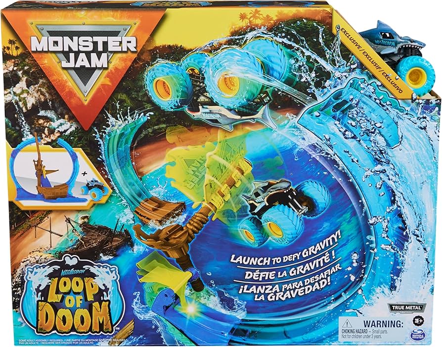 Monster Jam Megalodon loop of Doom track