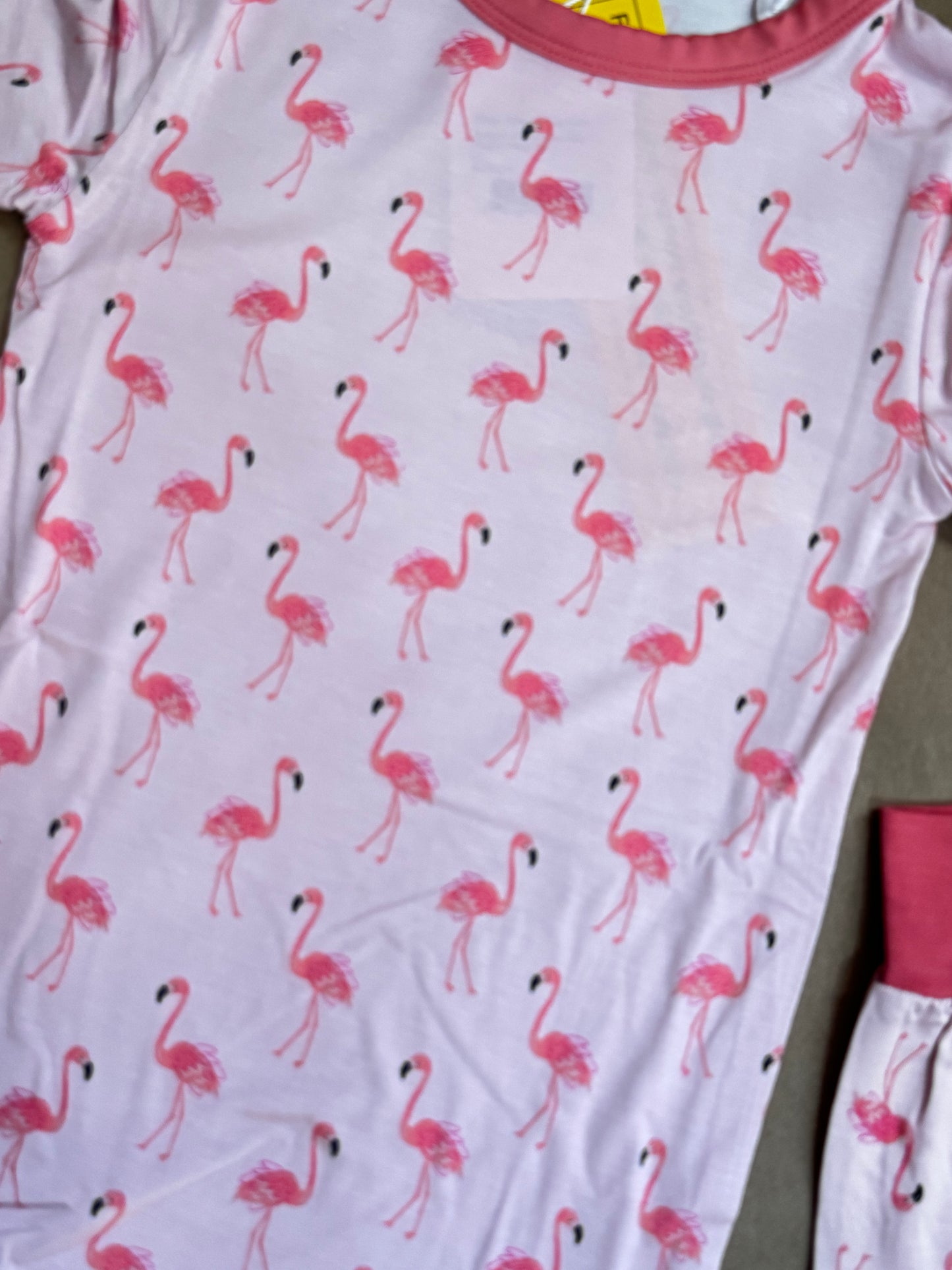 New  Emerson & Friends Flamingo Print Bamboo Pj’s