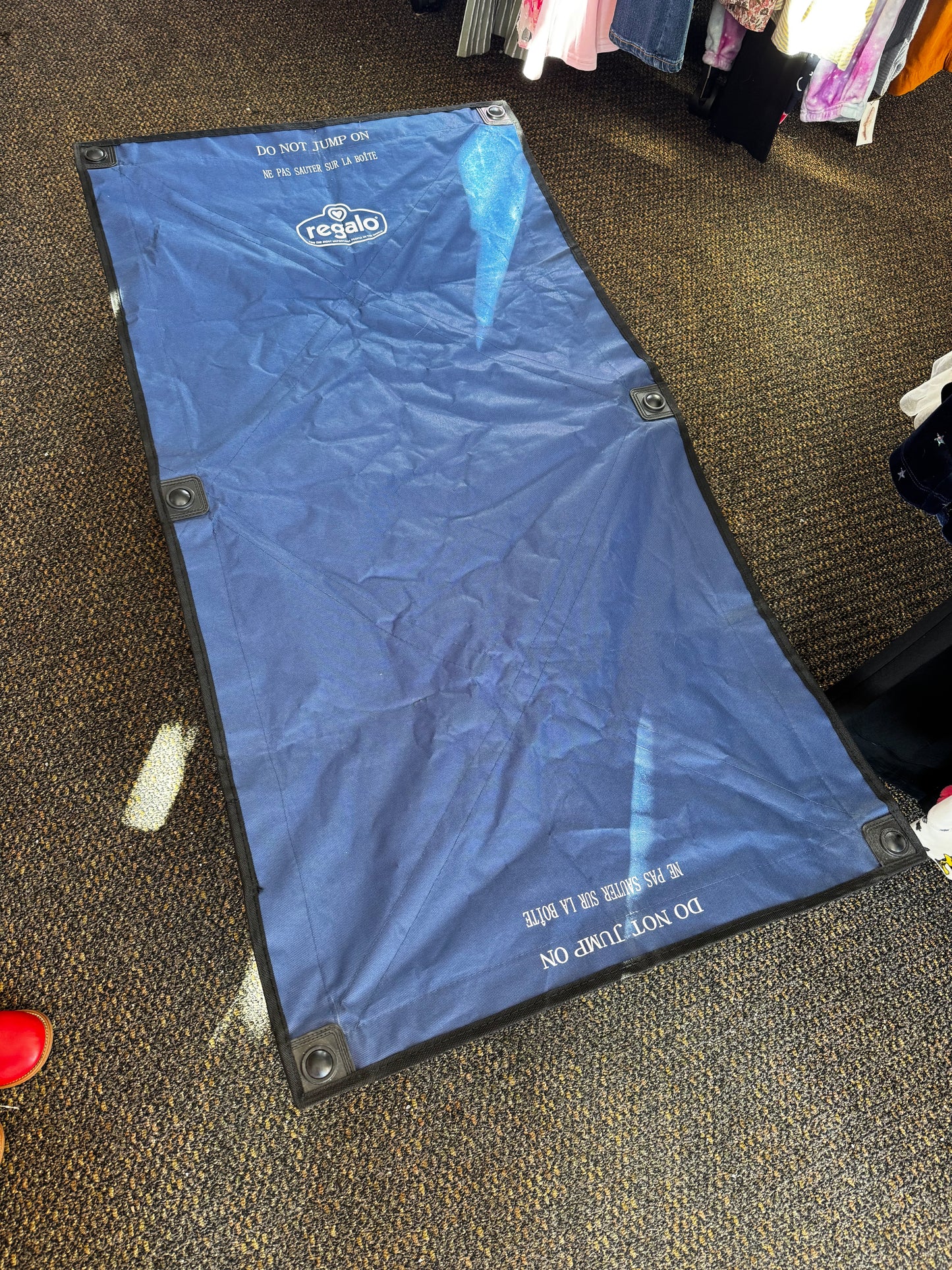 Regalo Blue Kids Portable Sleeping cot (Pick up only)