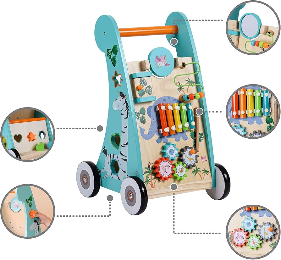 Wood baby Walker/Activity Station (Pick up only)