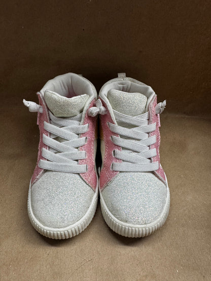 Size 9  High Top Sparkle Sneaker
