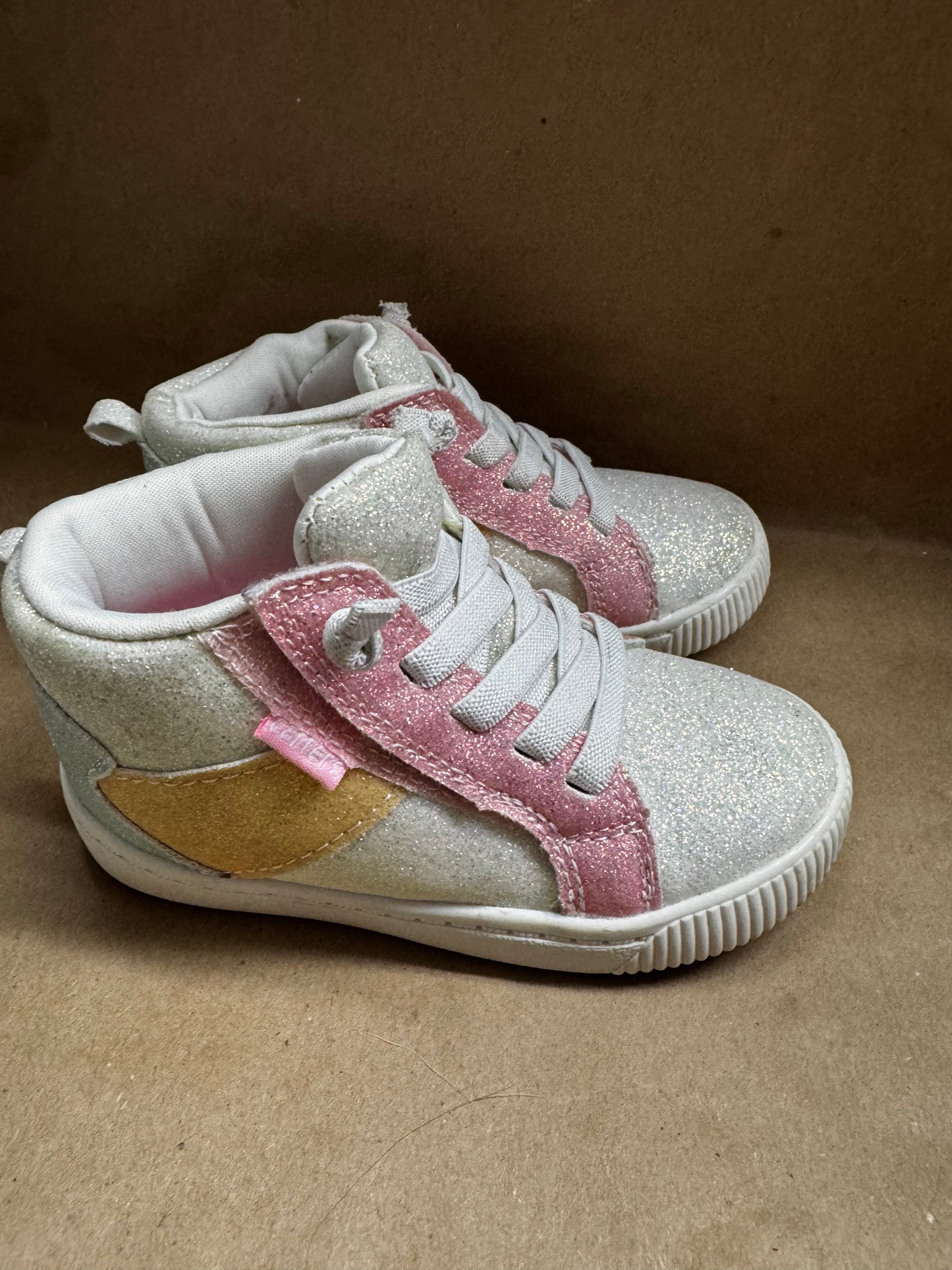 Size 9  High Top Sparkle Sneaker