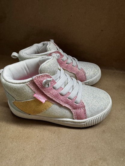 Size 9  High Top Sparkle Sneaker