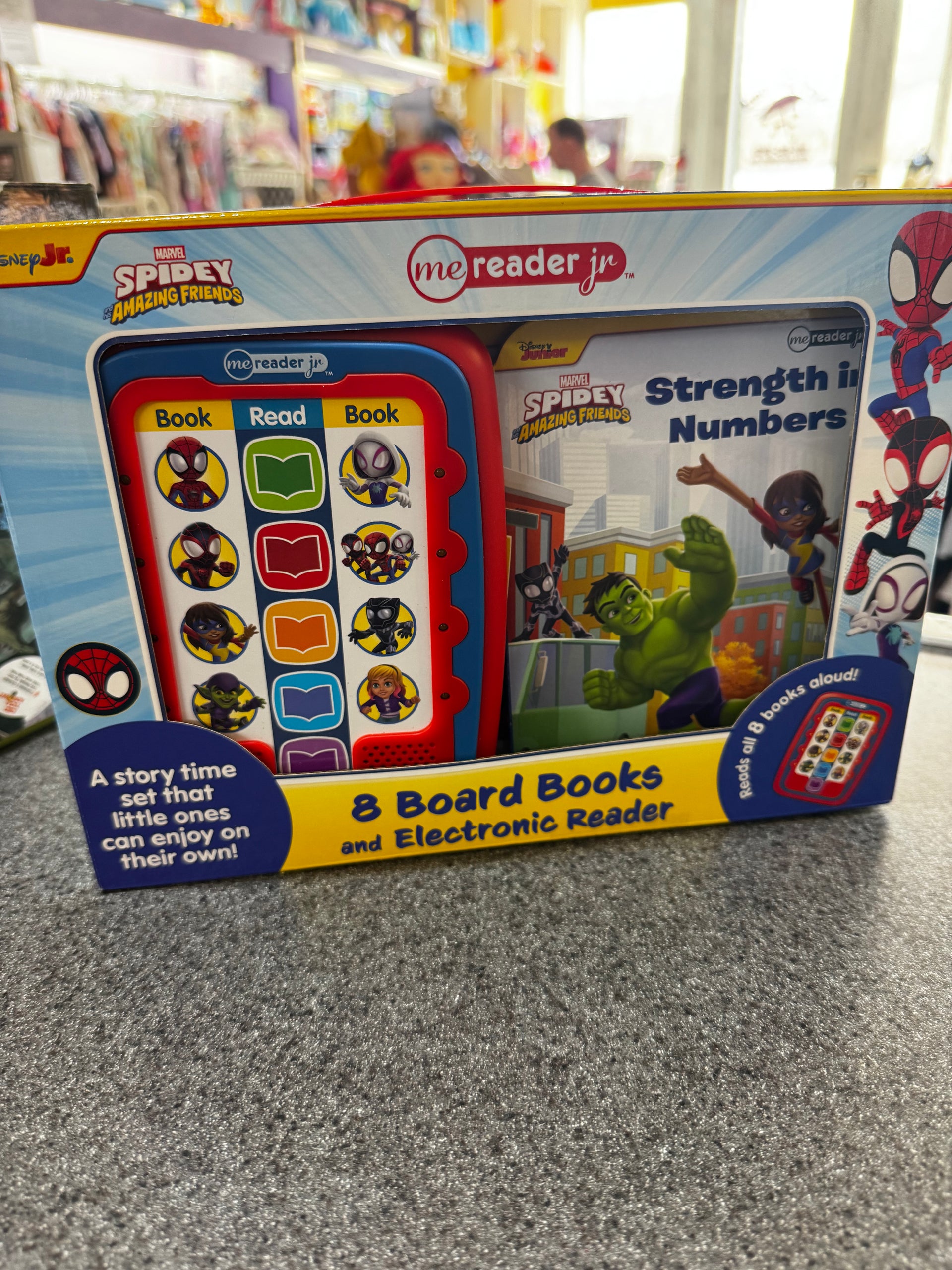 New in Box Marvel Spidey Amazing Friends me reader set