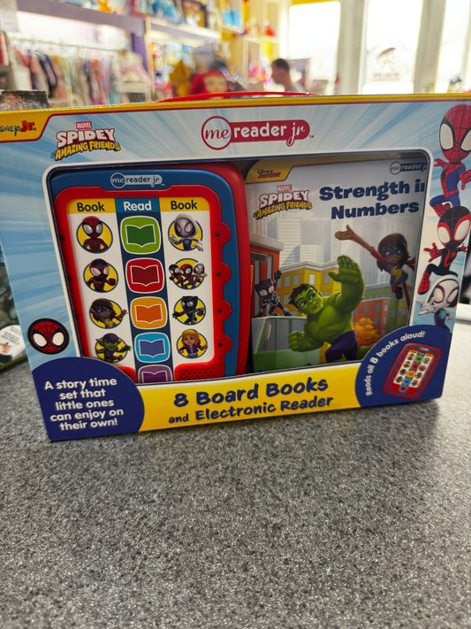 New in Box Marvel Spidey Amazing Friends me reader set