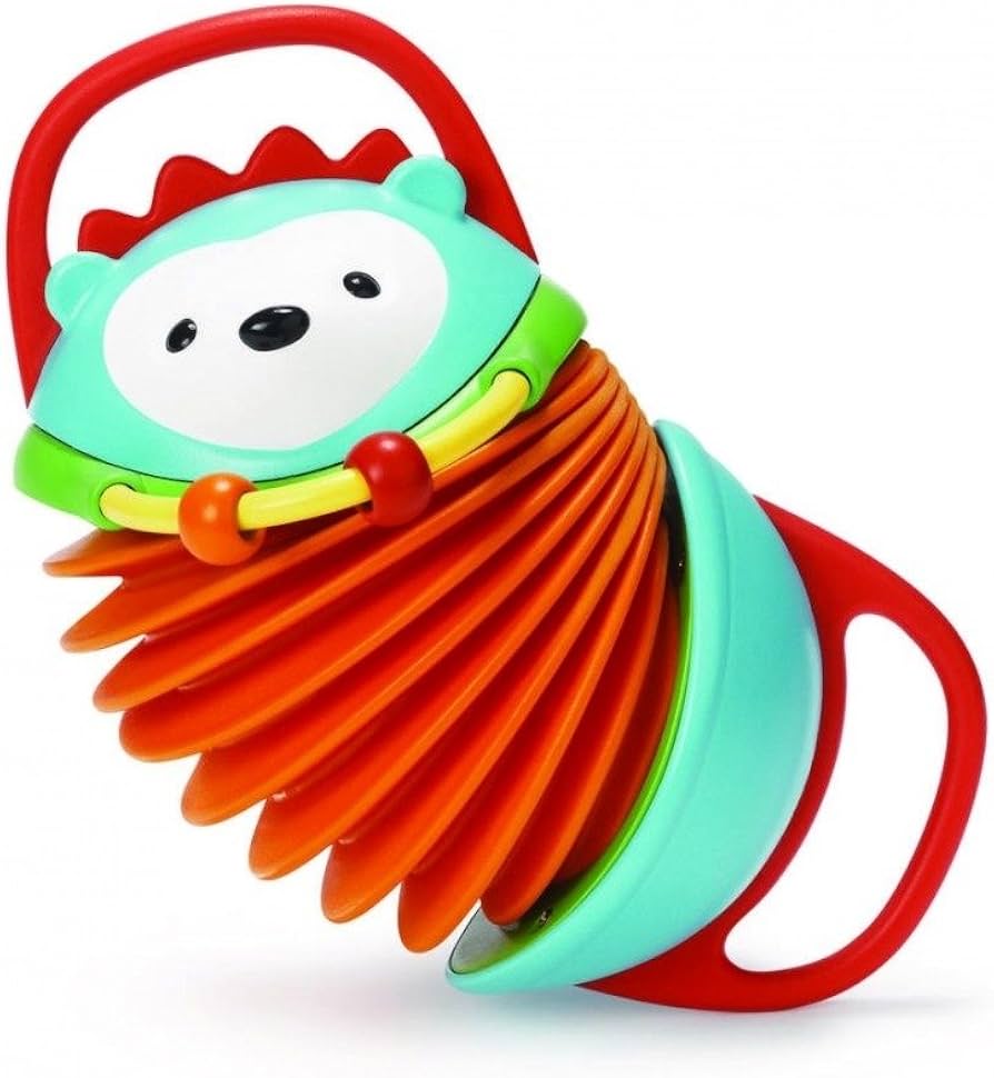 Skip Hop Explore & More Hedgehog Accordion baby toy.
