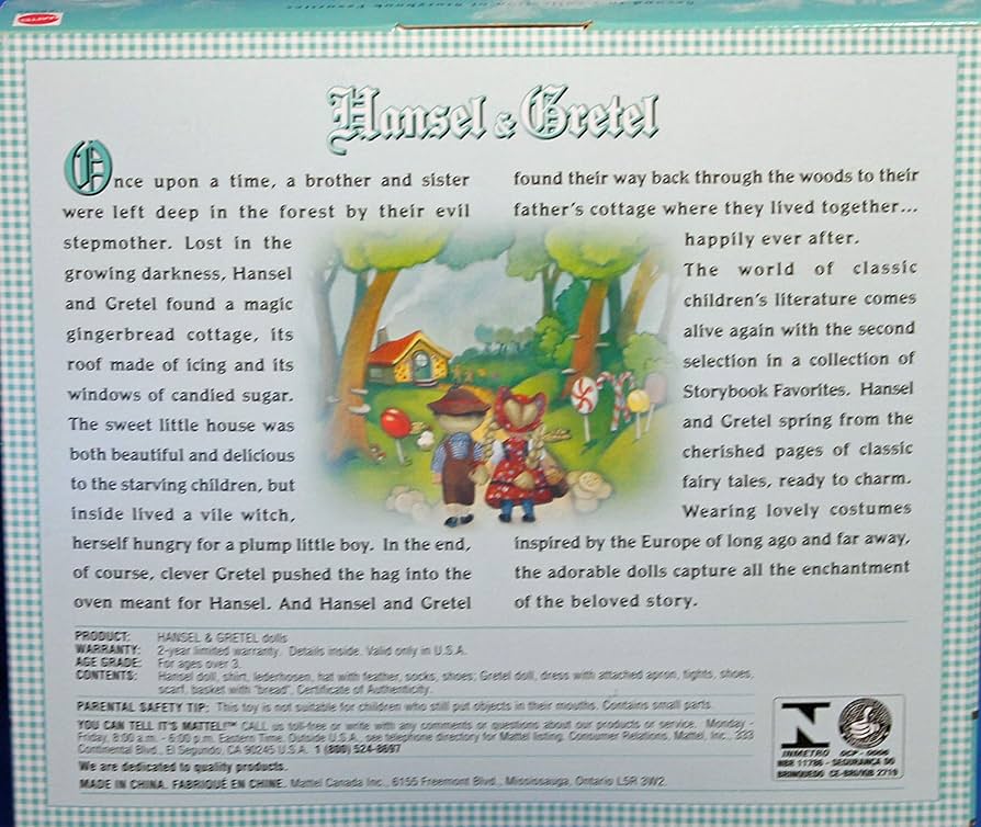 New Barbie Hansel & Gretel collection Doll vintage