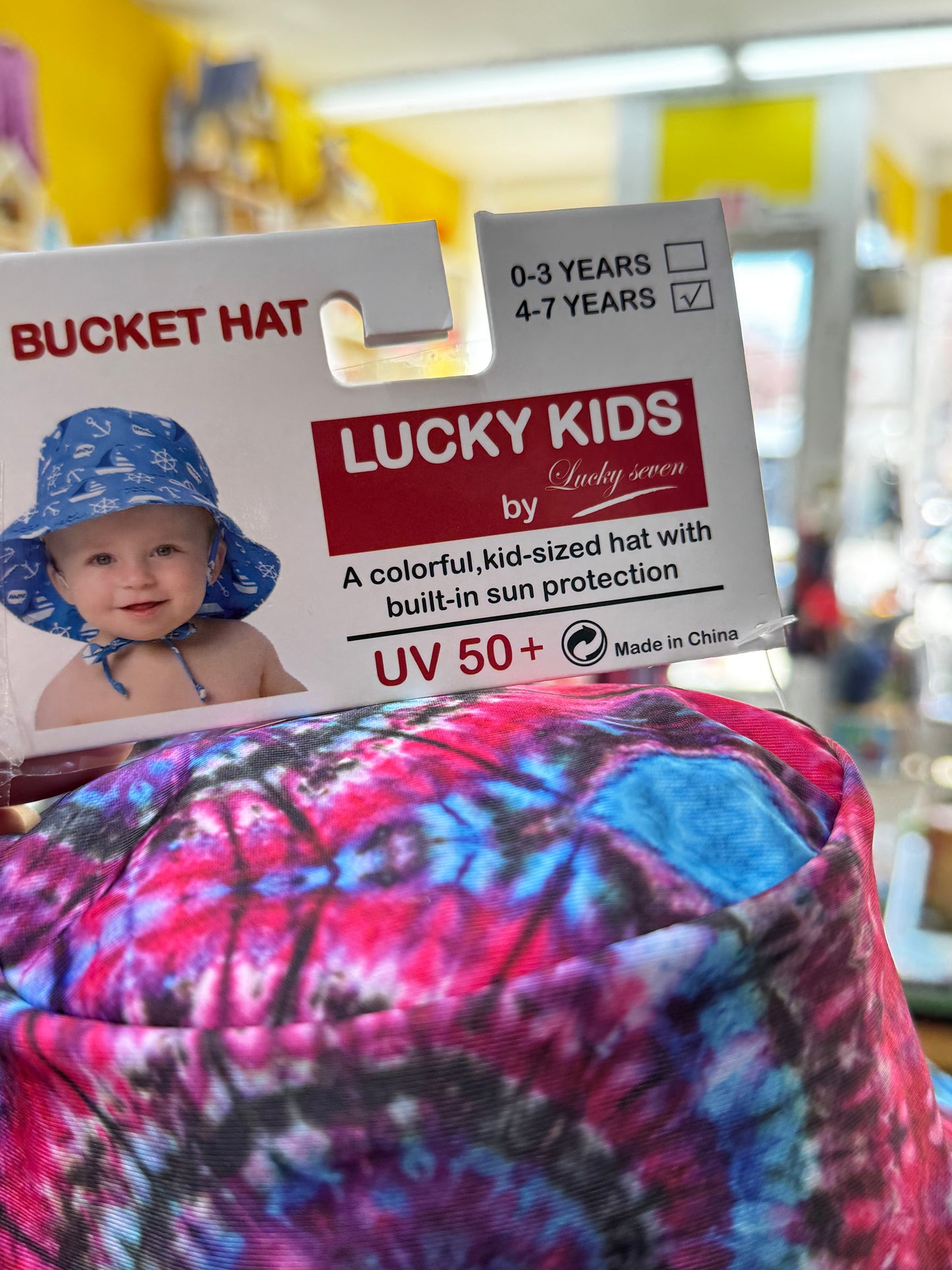 New Lucky Brand Tye dye summer Hat